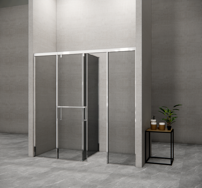 Vách kính nhà tắm Flight FLS-T4 White