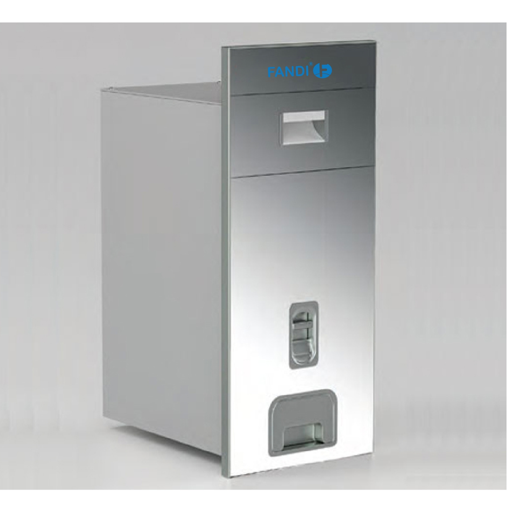 Thùng gạo mặt gương âm tủ Fandi FNS300