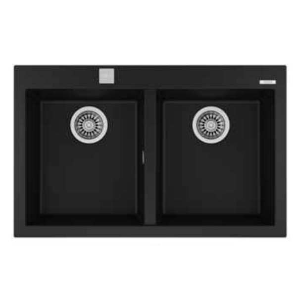 Chậu rửa bát Teka FORSQUARE 2B 790 BLACK