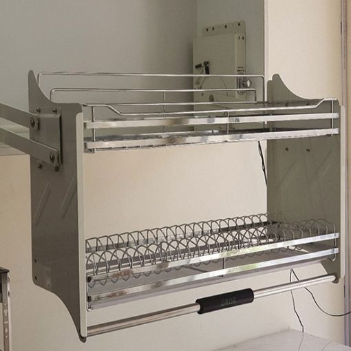 Kệ bát đĩa nâng hạ 2 tầng Grob G-160