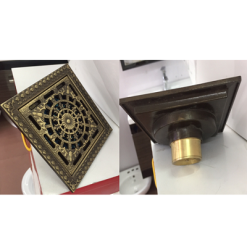 Ga thoát sàn bằng đồng Cleanmax GC-1212