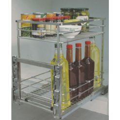 Kệ đựng gia vị Inox 304 nan dẹt Grob GC304-20B