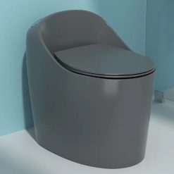 Bồn cầu màu đen viền vàng liền khối két liền GDKES SA-276 BGL