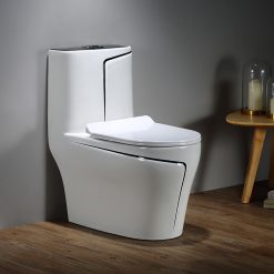 Bồn cầu màu trắng liền khối két liền GDKES SA-285 BL