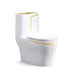 Bồn cầu màu trắng liền khối két liền GDKES SA-285 GL
