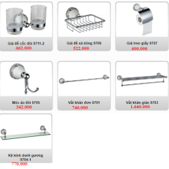 Bộ phụ kiện phòng tắm cao cấp Geler 970 Seris