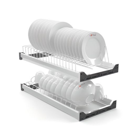 Giá đựng bát đĩa cố định có khung Hafele 544.40.014