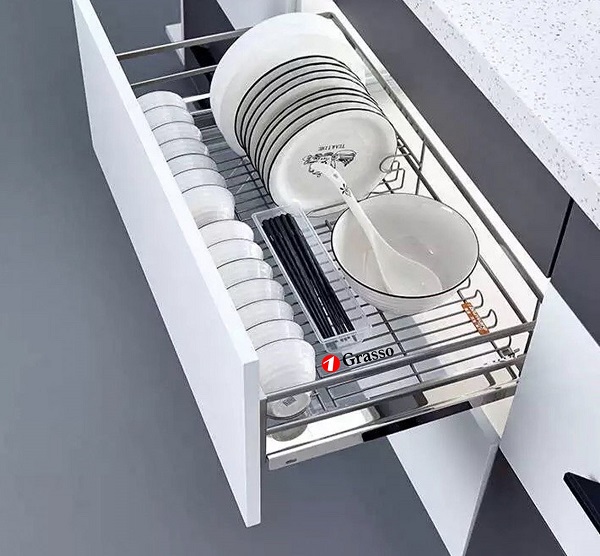 Giá đựng xoong nồi tủ dưới nan dẹt Grasso GD7002LUX