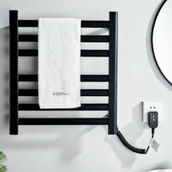 Giàn sấy khăn tắm khăn mặt màu đen Miken 307B