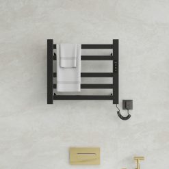 Giàn sấy khăn tắm khăn mặt màu đen Miken R308B