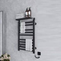 Giàn sấy khăn tắm khăn mặt màu đen Miken R396B