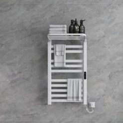 Giàn sấy khăn tắm khăn mặt màu trắng Miken R396W