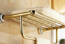 Giàn vắt khăn tắm mạ vàng