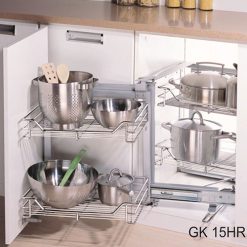 Góc liên hoàn nan inox giảm chấn Eurokit GK015H