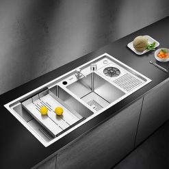 Chậu rửa bát kèm máy rửa cốc Geler GL-9045