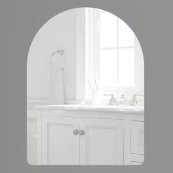 Gương nhà tắm hình vòm mài bóng cạnh GLS S00A10