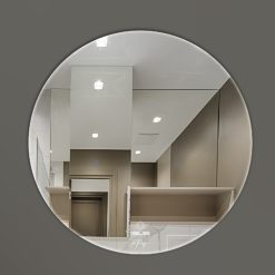 Gương nhà tắm hình tròn mài bóng cạnh GLS S00C80