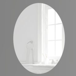 Gương nhà tắm hình elip mài bóng cạnh GLS S00E10