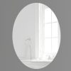 Gương nhà tắm hình elip mài bóng cạnh GLS S00E30