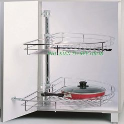 Mâm xoay 180 inox nan tròn Grob GR-180A