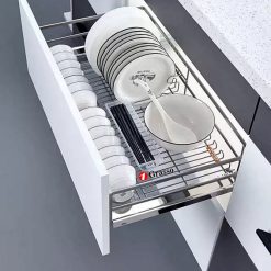 Giá đựng bát địa nan dẹt tủ dưới Grasso GB9002LUX
