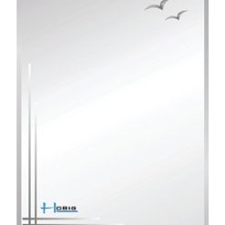 Gương phòng tắm Hobig phun cát HB3-001