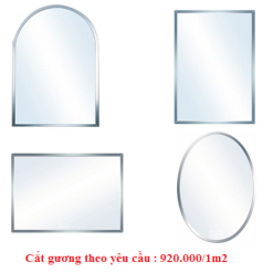 Gương phòng tắm cắt theo yêu cầu