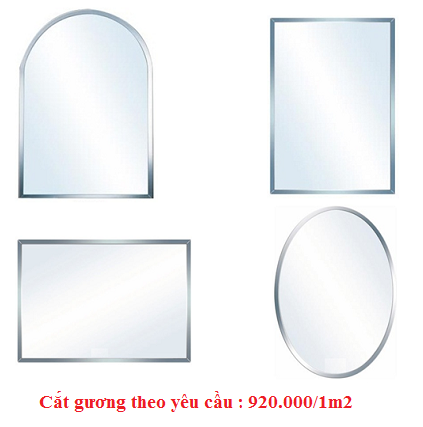 Gương phòng tắm cắt theo yêu cầu