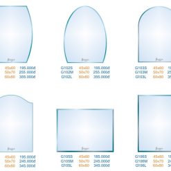 Gương trơn phòng tắm VGC tráng bạc