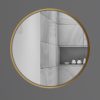 Gương nhà tắm hình tròn viền nhôm GLS C80