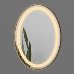 Gương nhà tắm đèn Led cảm ứng hình elip GLS Q21E35