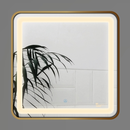 Gương nhà tắm đèn Led cảm ứng hình vuông GLS Q21S25