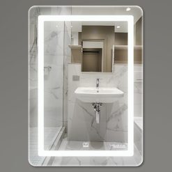 Gương nhà tắm đèn Led cảm ứng hình chữ nhật đứng GLS Q35R35