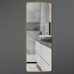 Gương nhà tắm hình chữ nhật toàn thân viền nhôm GLS R70