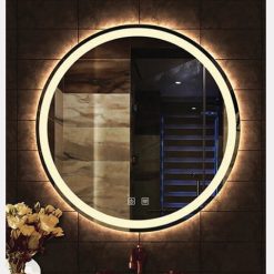 Gương nhà tắm đèn Led hình tròn HANJIN HJG-005