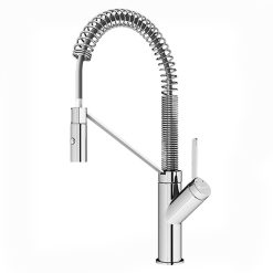 Vòi rửa bát nóng lạnh dây rút Konox Gusta