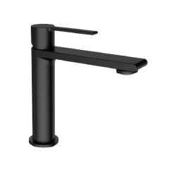 Vòi chậu rửa mặt lavabo màu đen Huge H-8600VB