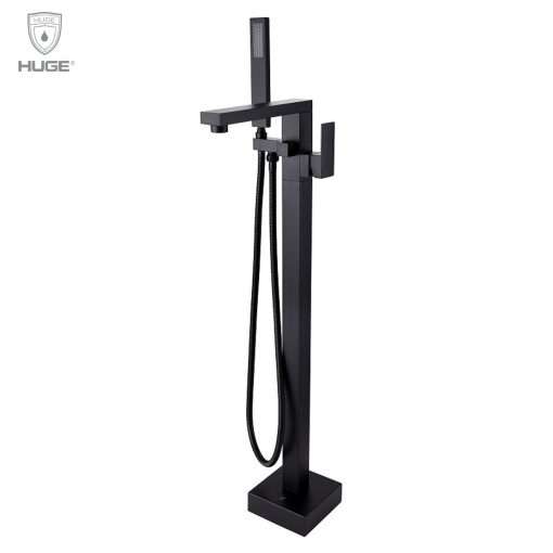 Sen cây đặt sàn cho bồn tắm màu đen Huge H-SF366B
