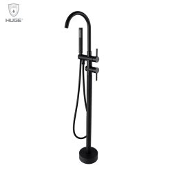 Sen cây đặt sàn cho bồn tắm màu đen Huge H-SF666B