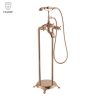 Sen cây đặt sàn cho bồn tắm màu rose gold Huge H-SF966R