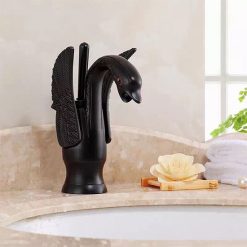 Vòi chậu lavabo mạ đen HCG HM-016 Black