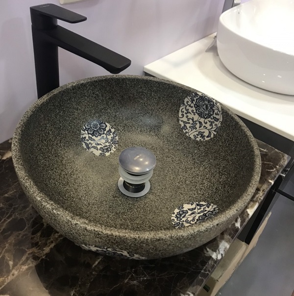 Chậu rửa lavabo nghệ thuật HCG C-007