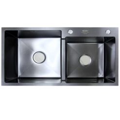 Chậu rửa bát nano màu đen Henry HR-623-1