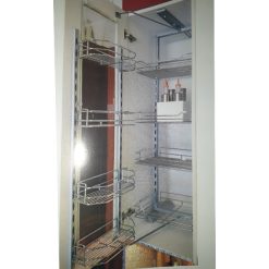 Tủ kho 4 tầng cảnh mở inox nan Eurokit HF 024Y