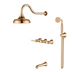 Sen tắm mạ vàng âm tường HM-0199