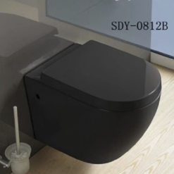 Bồn cầu treo tường mầu đen HM-0812B