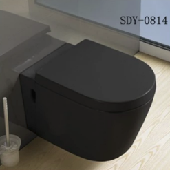 Bồn cầu treo tường mầu đen HM-0814B