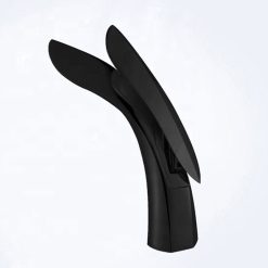 Vòi chậu lavabo mạ đen HM-1216B