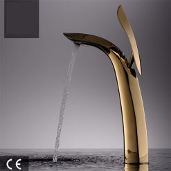 Vòi chậu lavabo mạ vàng HM-1217