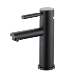 Vòi chậu lavabo mạ đen HM-1221B